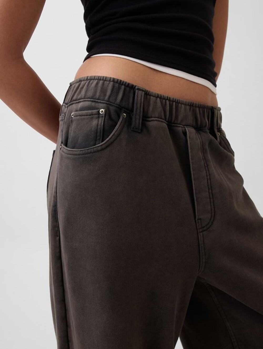 GAP Heavyweight Easy Baggy Sweatpant Jeans - Picture 5 of 14
